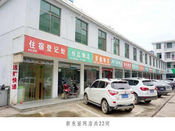 新东面网店共22间